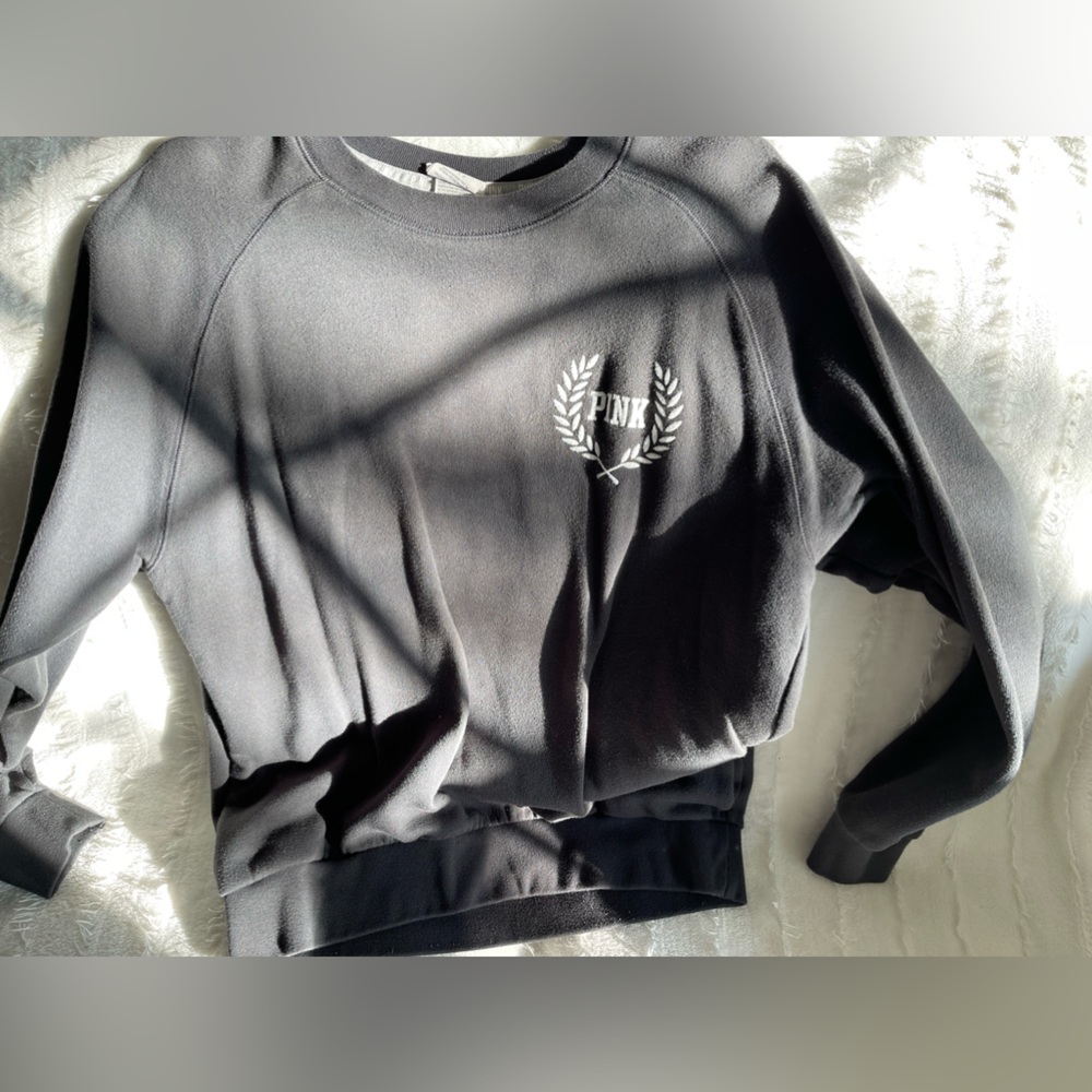 Pink, crewneck sweatshirt